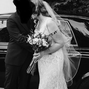 Tony Federici Ivory Veil with Blusher